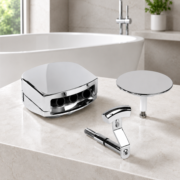 Hansgrohe Exafill Fertigset 58127000 Wannenbefüllung Ablauf Überlauf Chrom