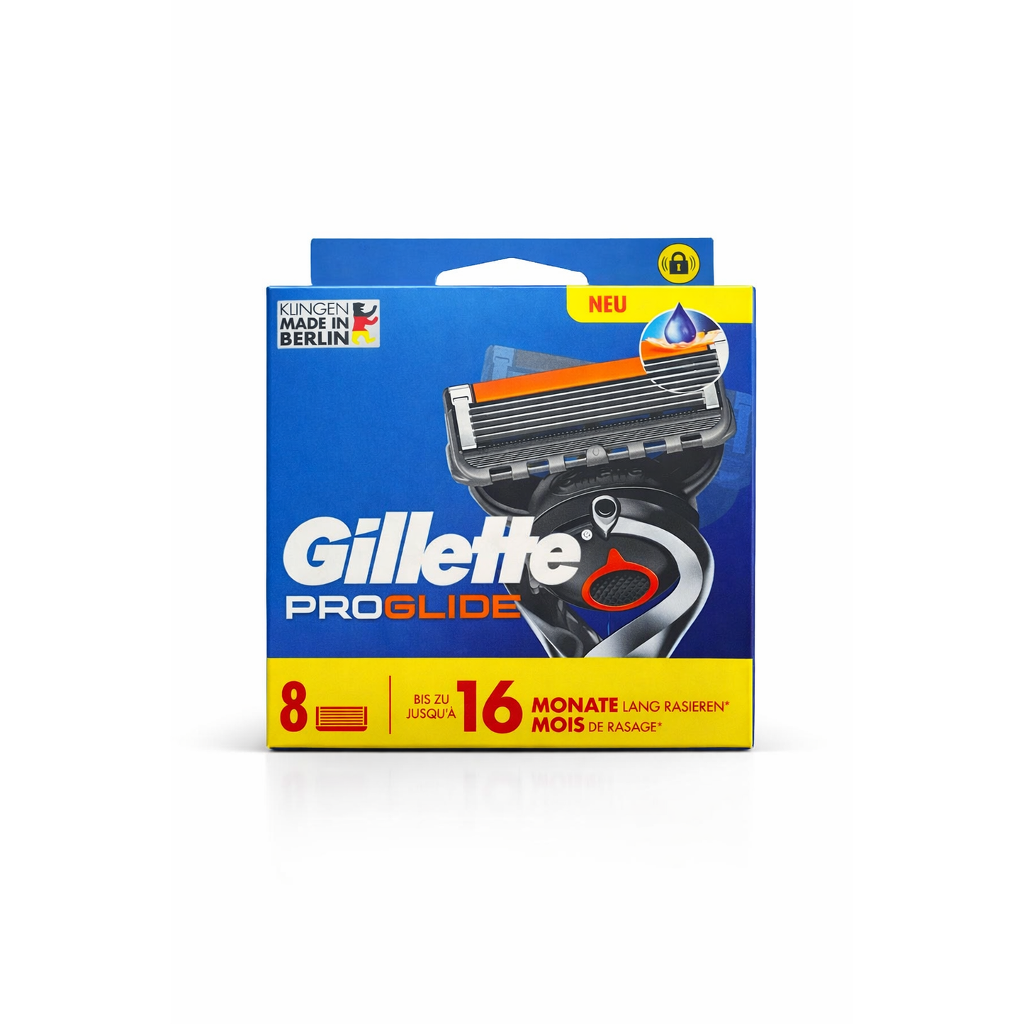 Gillette Fusion5 ProGlide Manual Rasierklingen Original ,XL-8.St, OvP Neu