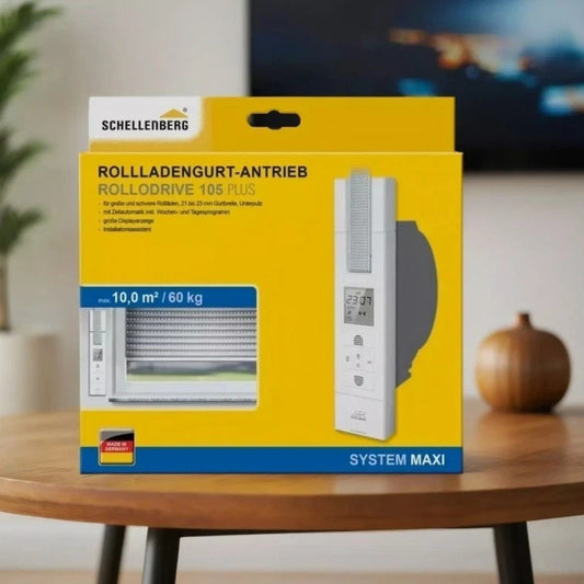 Schellenberg ROLLODRIVE 105 Plus Maxi elektrischer Gurtwickler max 10 m² Fläche