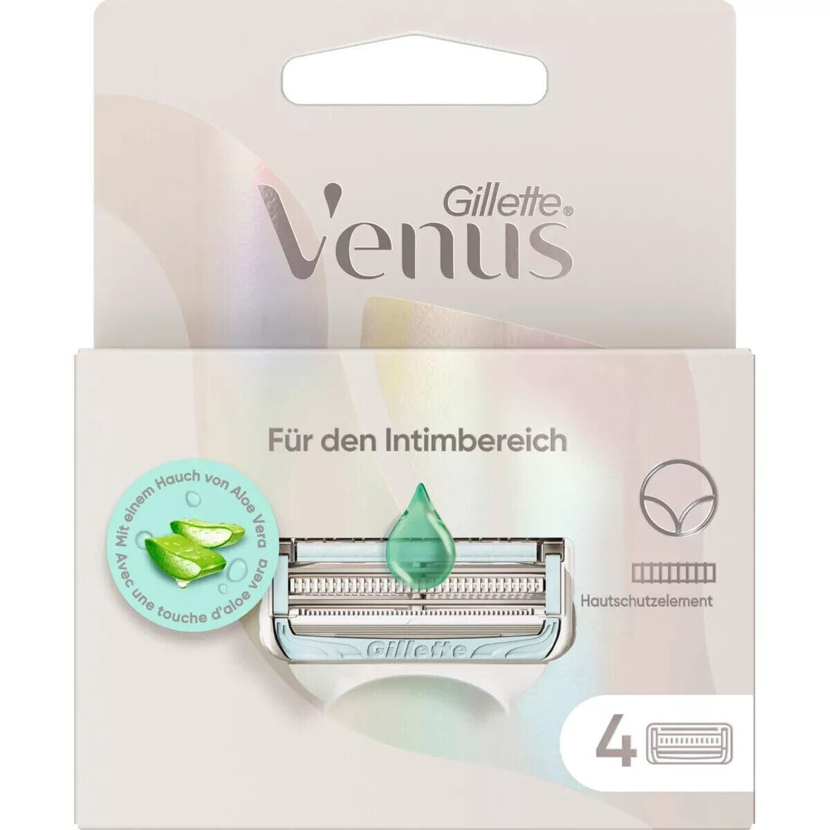 Gillette Venus Satin Care Rasierklingen für den Intimbereich 4 Stk.