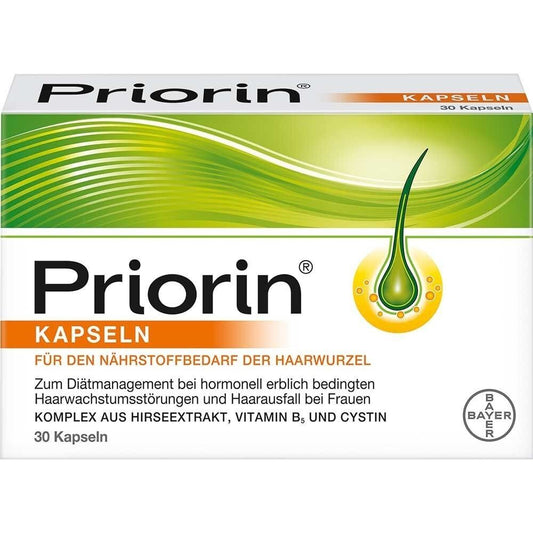 Priorin Kapseln 30 Stück für kraftloses dünner werdendes Haar PZN 04002059