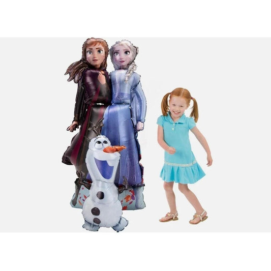 Frozen 2 XXL Folienballon | Airwalker Elsa Anna Olaf Geburtstagsdekoration – Produktabbildung