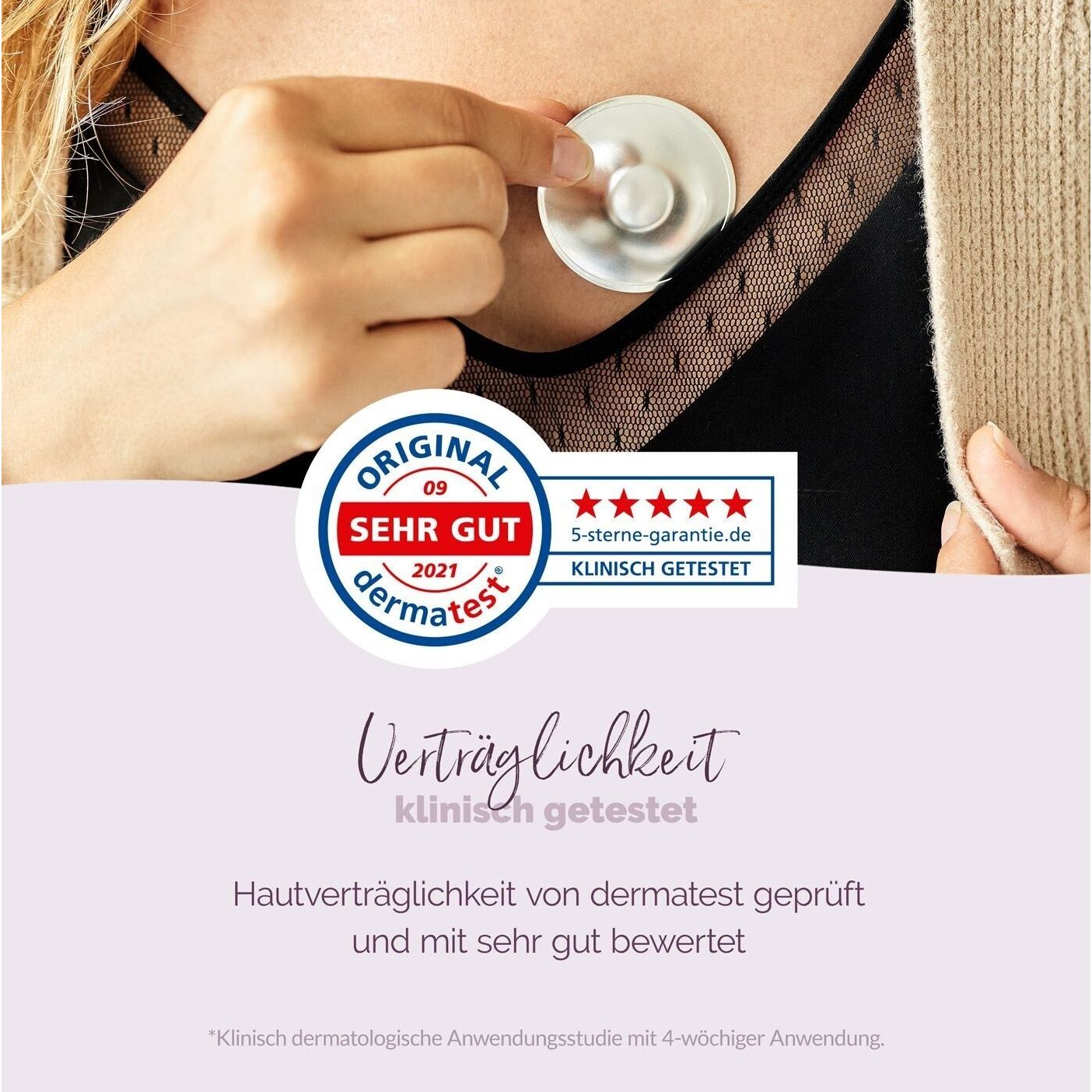 Livella Silberhütchen für Brustwarzen, 2 Stück NEU