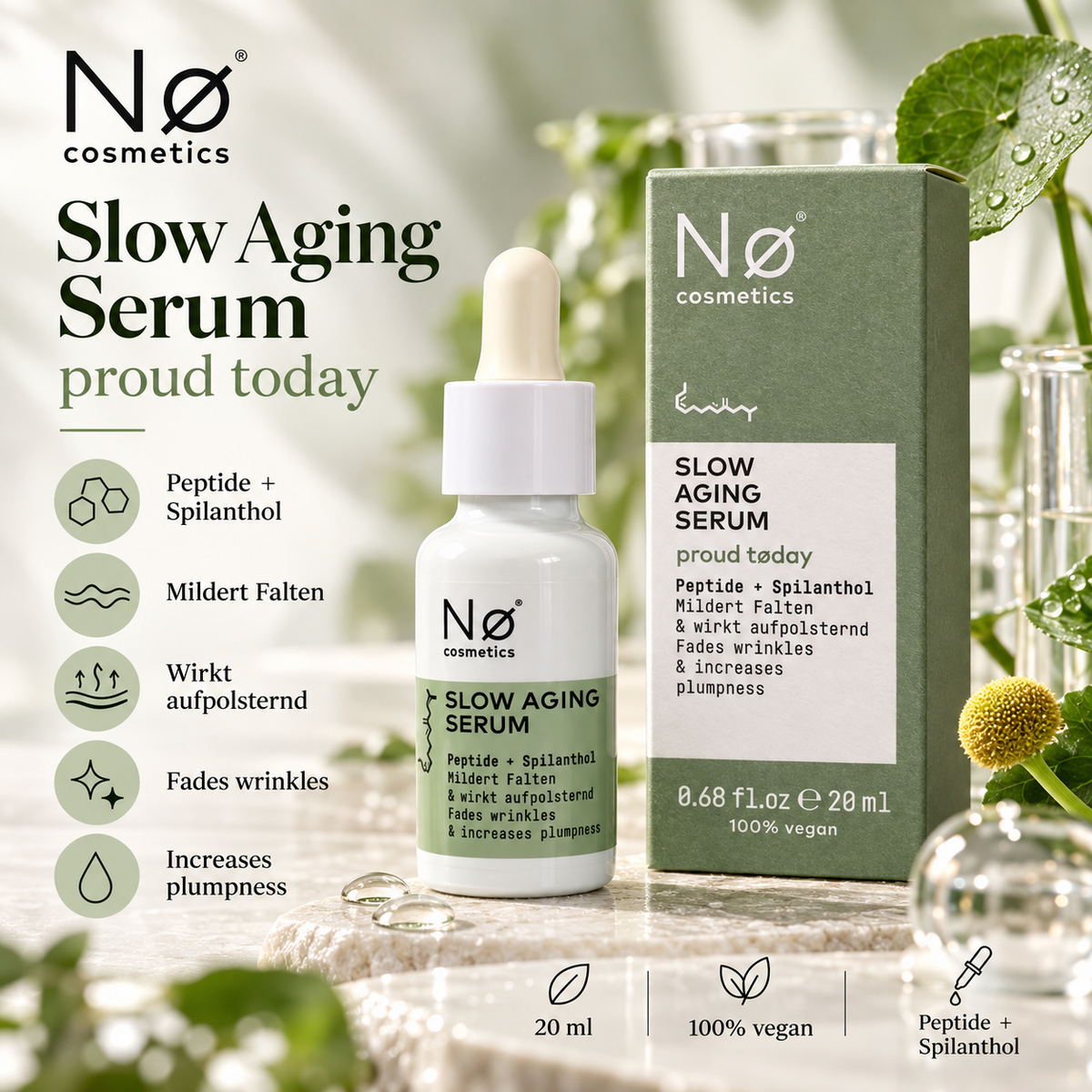 No Cosmetics Slow Aging Serum 20 ml