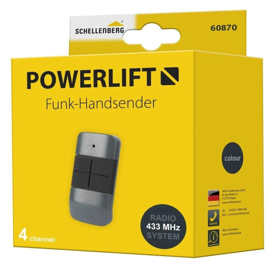Schellenberg 60870 Powerlift Funk Handsender für Schellenberg Torantriebe OVP