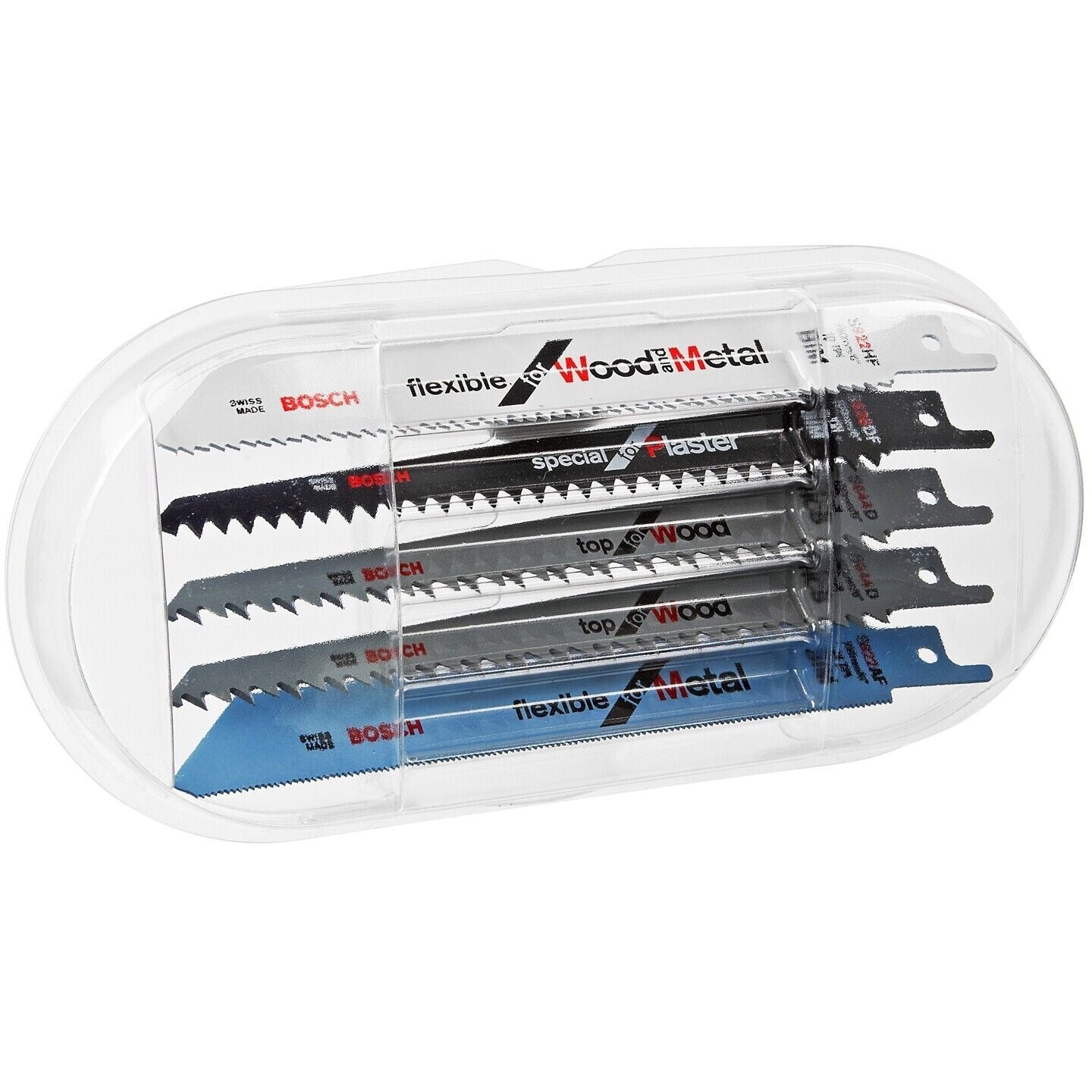 Bosch Home and Garden F016800307 Keo 5er Sägeblatt Set Sägeblatt-Länge 150 mm...