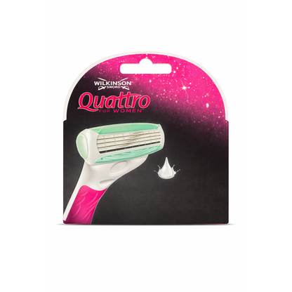 Wilkinson Quattro for Women Sensitive Damen Klingen Rasierklingen 3er Packung