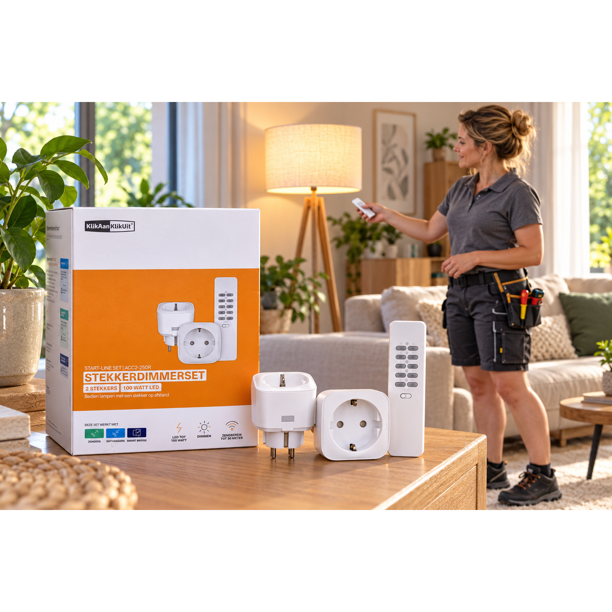 KlikAanKlikUit Smart ACC2-250R Dimmer-Set – Produktbild