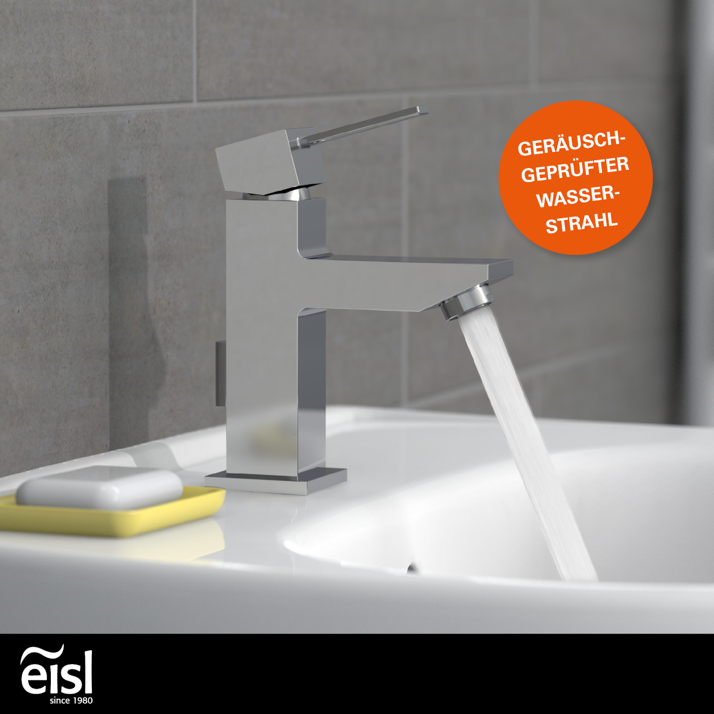 Eisl Calvino Wasserhahn Bad | geräuscharm | Marken-Mischdüse