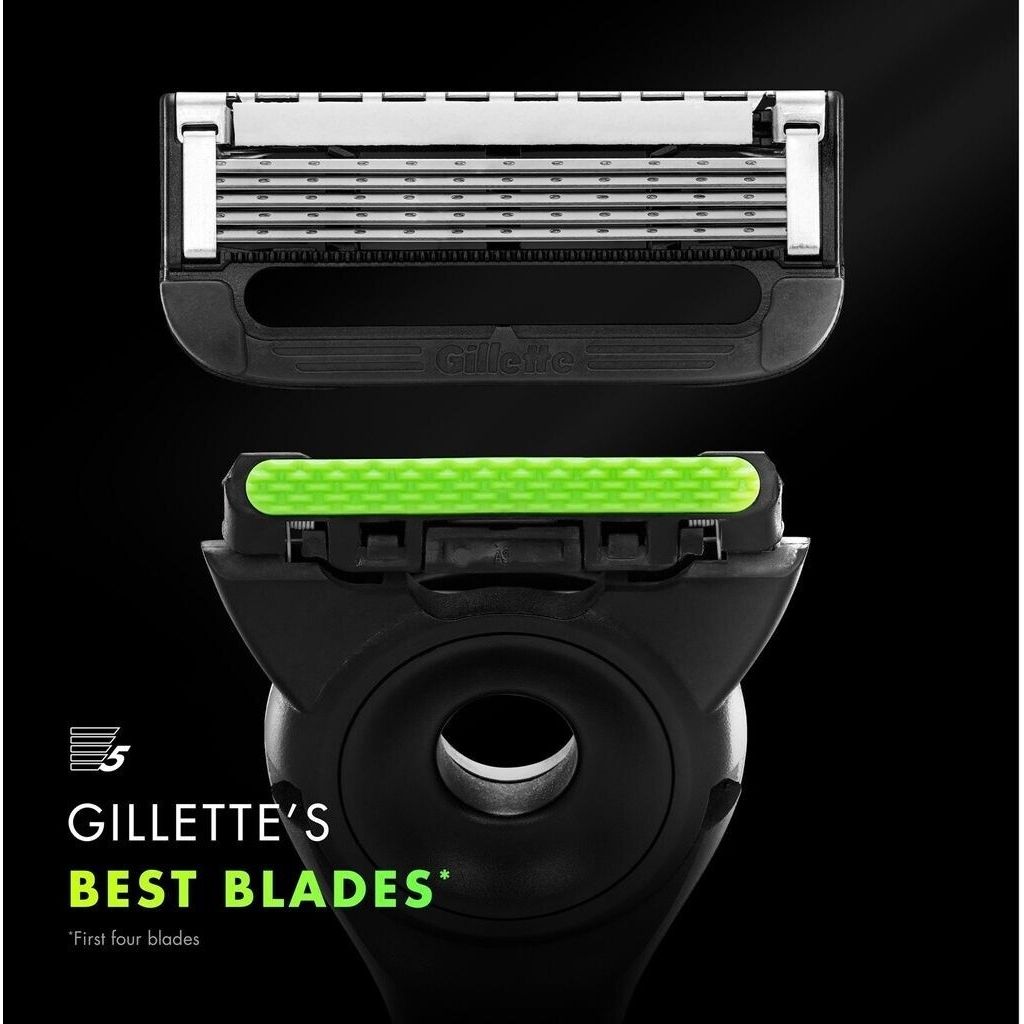 1 x Gillette Labs Systemklingen 6er AM, Rasierklingen