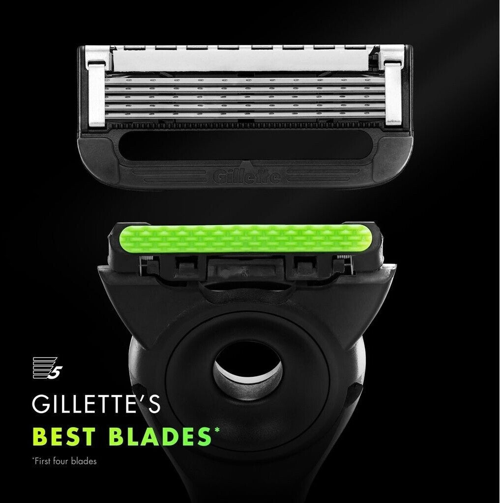 1 x Gillette Labs Systemklingen 6er AM, Rasierklingen