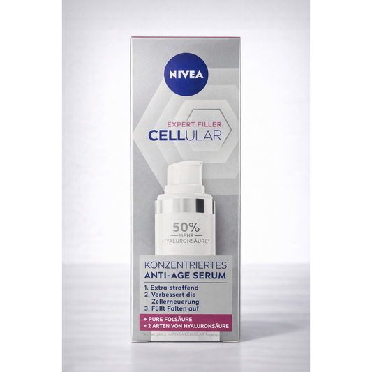 1x Konzentriertes Anti-Age Serum mit Hyaluron NIVEA Cellular Expert Filler