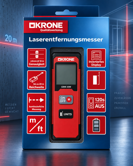 KRONE Laser-Entfernungsmesser reichweite bis zu  40 m