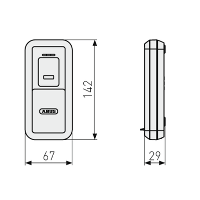 ABUS HomeTec Pro CFS3100 Bluetooth®-Fingerscanner