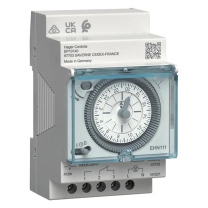 Hager EHN111 Schaltuhr elektromechanisch mit Gangreserve 16A