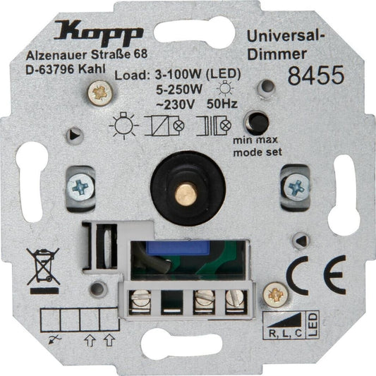 Kopp 845500181 Schutzkontakt-Steckdose – Unterputz, 16A IP20