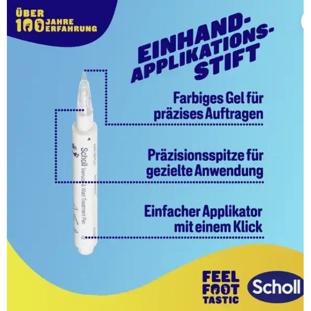 Scholl Warzenstift Dornwarzen Entferner Komplettbehandlung Klinisch 1 Stück
