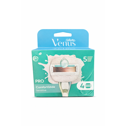 Gillette Venus PRO ComfortGlide Sensitive 4 Rasierklingen - NEU