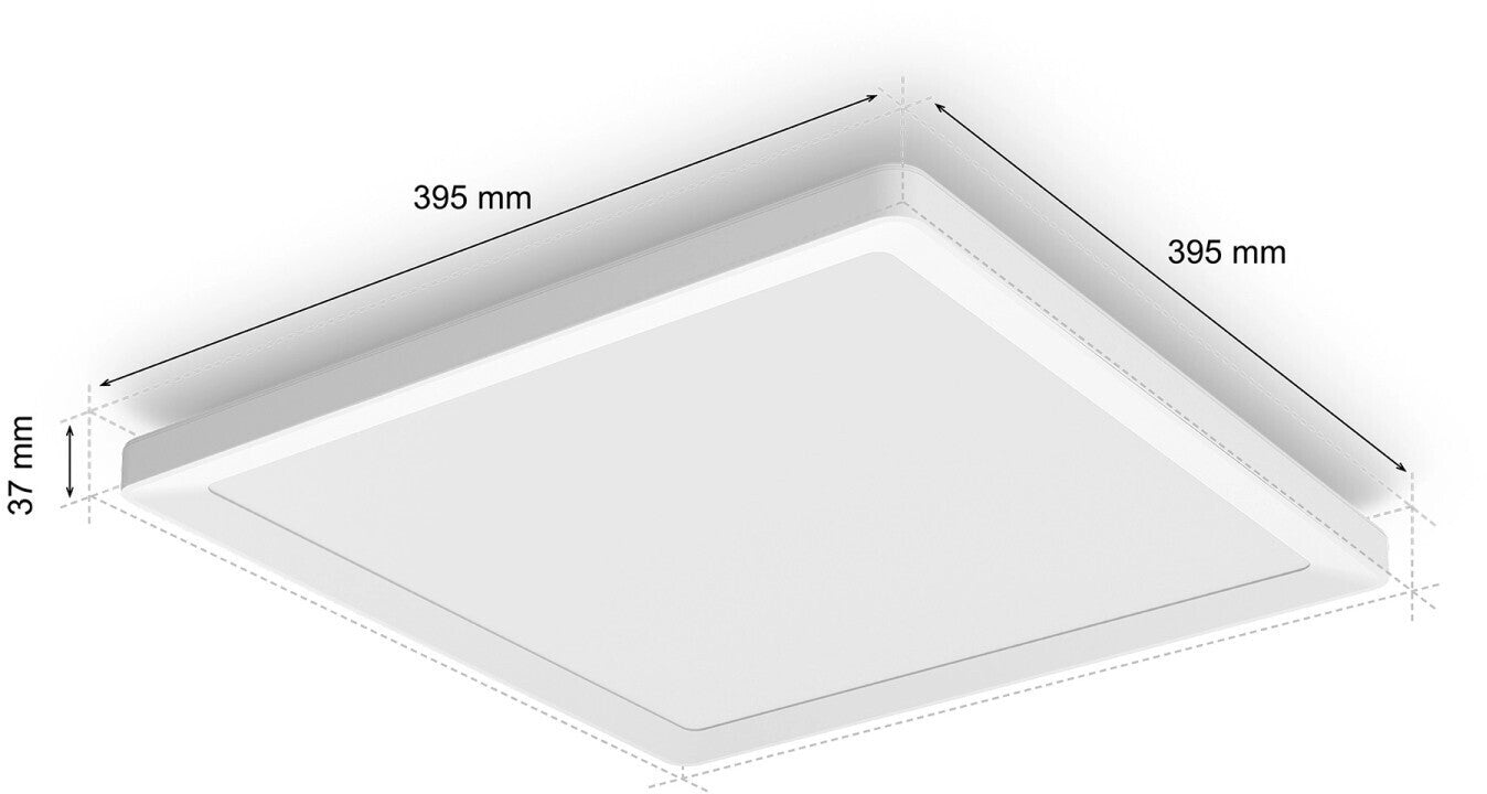 Philips Hue LED-Panel White Ambiance Tento M 39,5 x 39,5 cm Weiß
