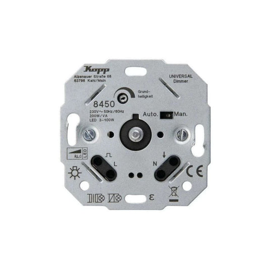 Kopp Universaldimmer LED 3–170W 845000186 Dimmer-Einsatz Unterputz