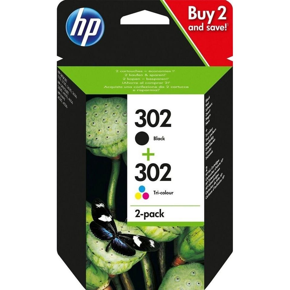 HP Nr. 302 4-farbig Multipack (X4D37AE) Neu 2027