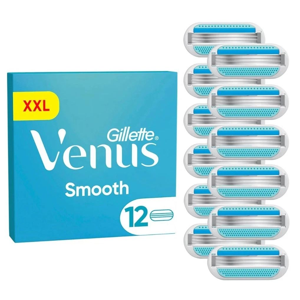 12er Pack Gillette Venus Smooth Rasierklingen / Ersatzklingen neu ovp