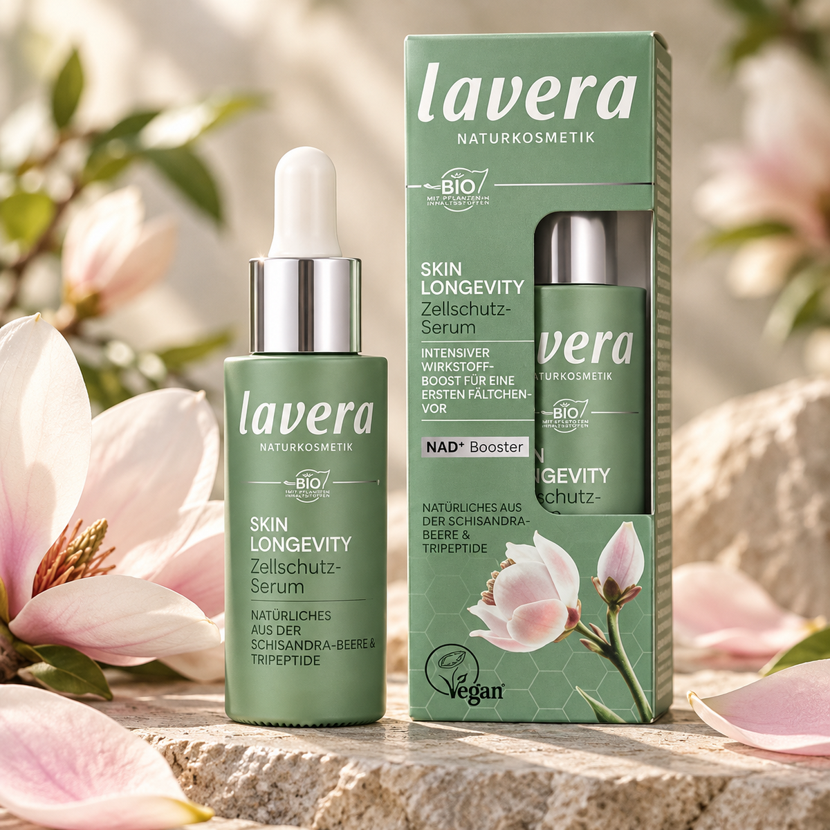 Lavera SKIN LONGEVITY Serum TIMELYS & Peptid-Komplex  30 ml – Produktabbildung