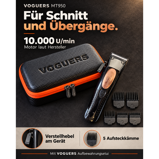 Voguers MT950 Haarschneidemaschine – elektrischer Präzisions-Haarschneider – Produktabbildung