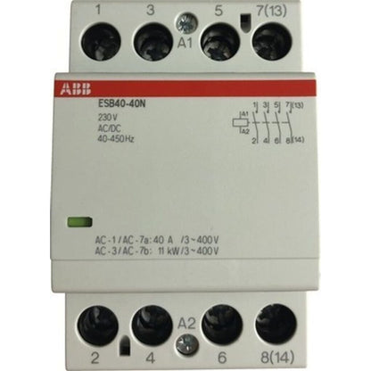 ABB ESB40-40N-06 Installationsschütz 4S, 40A, 230V, 4-Polig (1SAE341111R0640)