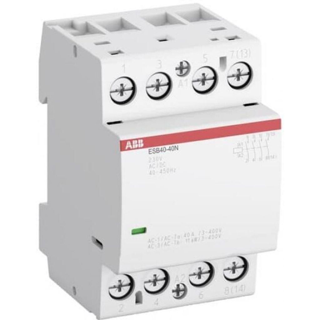 ABB ESB40-40N-06 Installationsschütz 4S, 40A, 230V, 4-Polig (1SAE341111R0640)