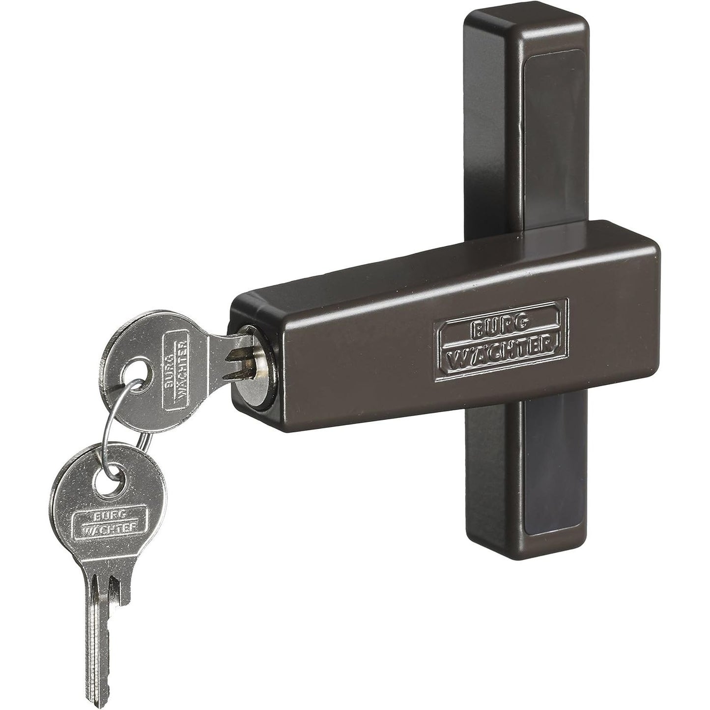 Burg-Wächter WinSafe WS 1 BR Braun – Fenstersicherung mit Schlüssel