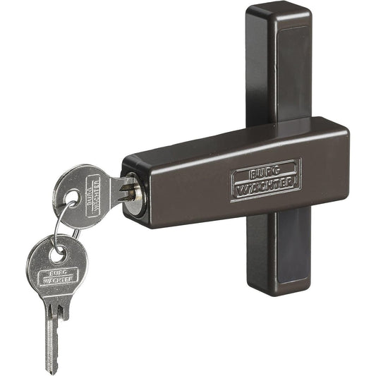 Burg-Wächter WinSafe WS 1 BR Braun – Fenstersicherung mit Schlüssel
