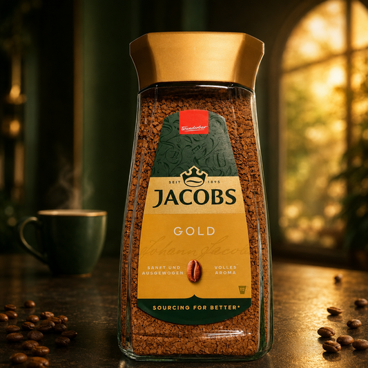 JACOBS Gold Instantkaffee 200 g Glas löslicher Kaffee