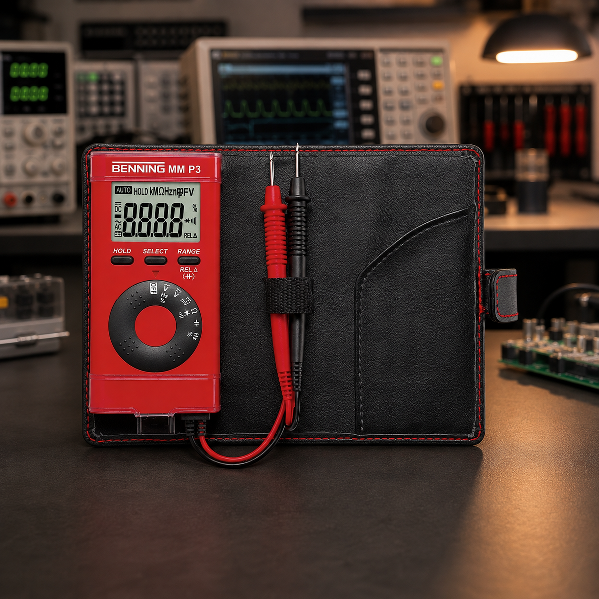 Benning MM P3 Hand-Multimeter  digital  CAT II 600 V, CAT III 300 V Anzeige