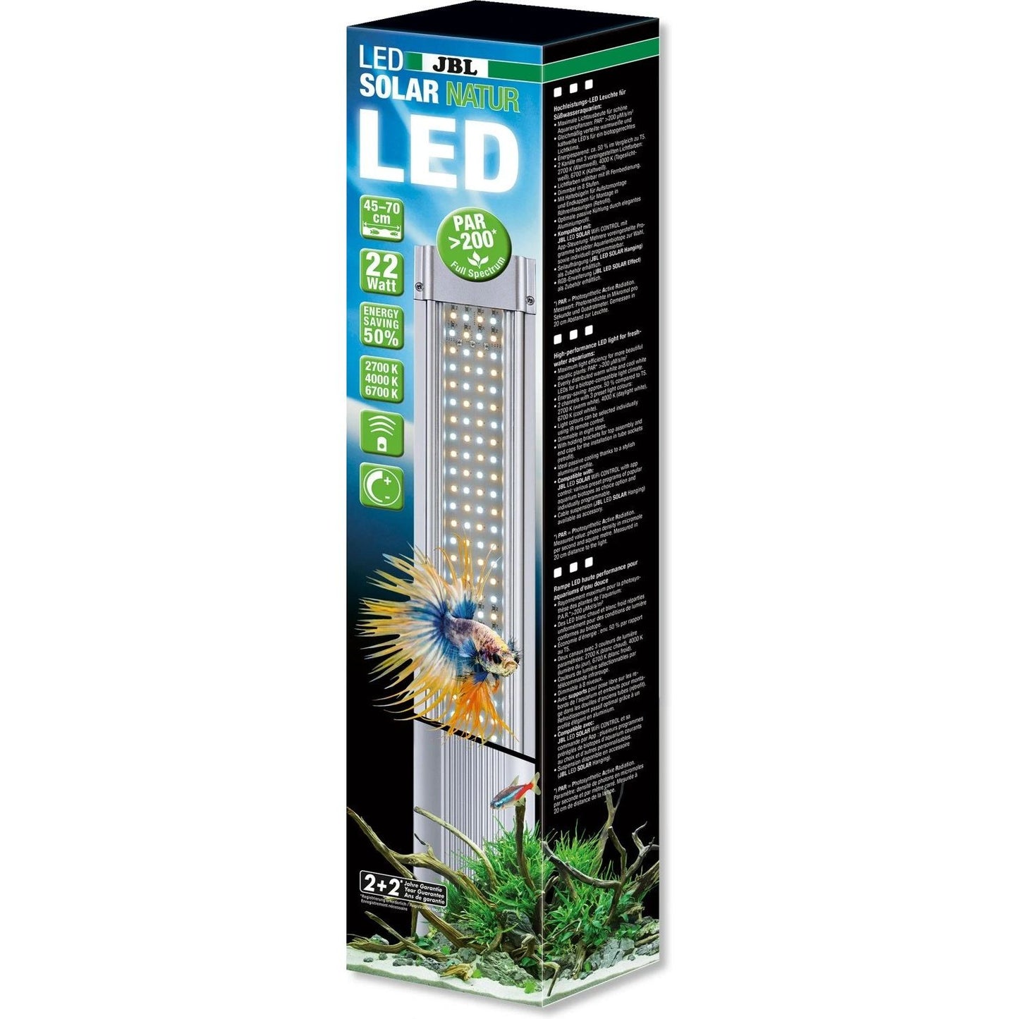 JBL LED Solar Natur 438mm 22W Gen2 Aquarium Beleuchtung Süßwasser LED