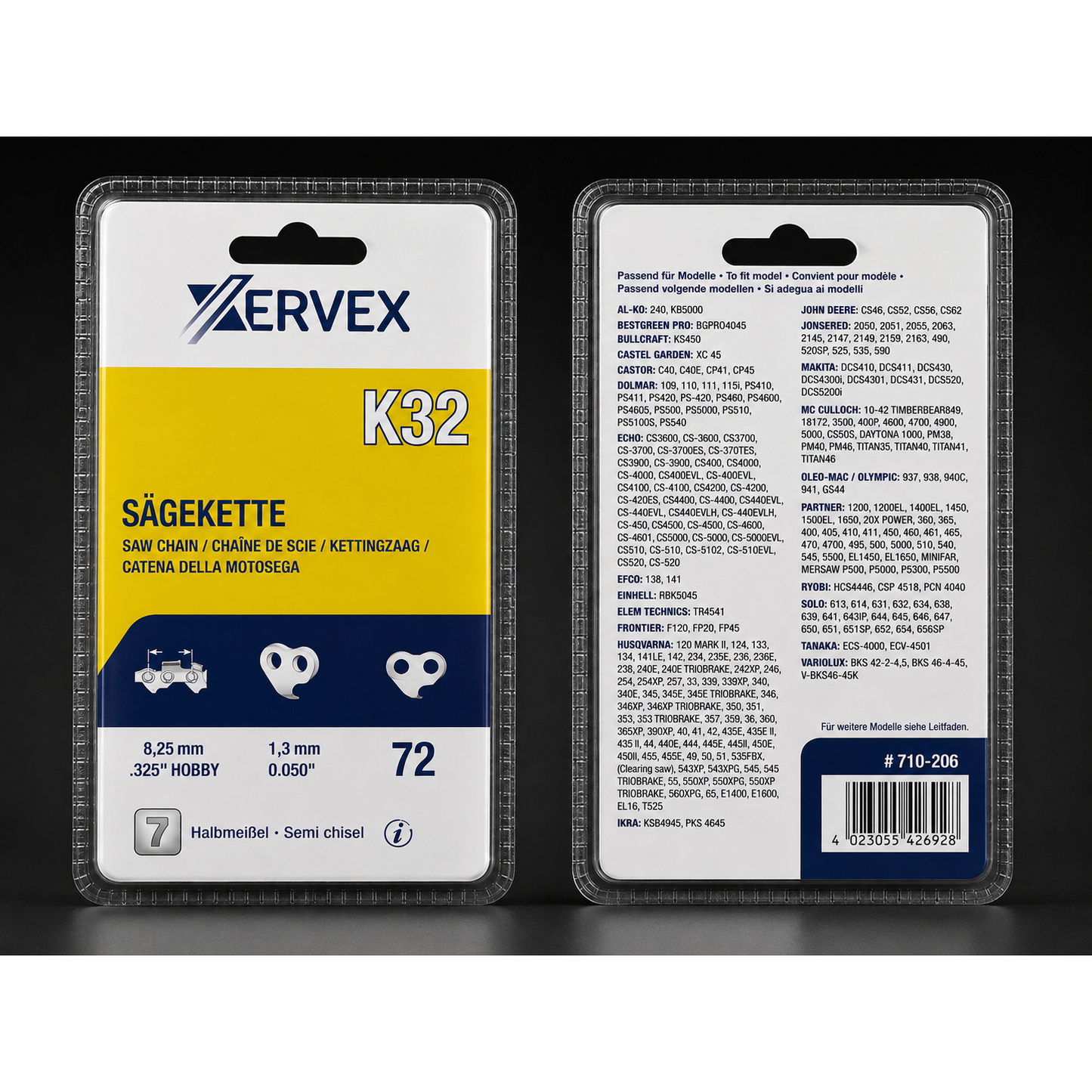 Xervex K32 Sägekette – Ersatzkette für Kettensägen