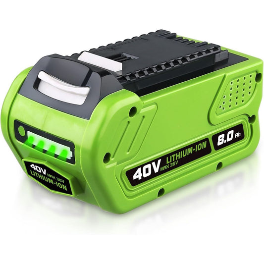 40V 8,0Ah Li-Ion Ersatzakku – kompatibel mit GreenWorks Geräten