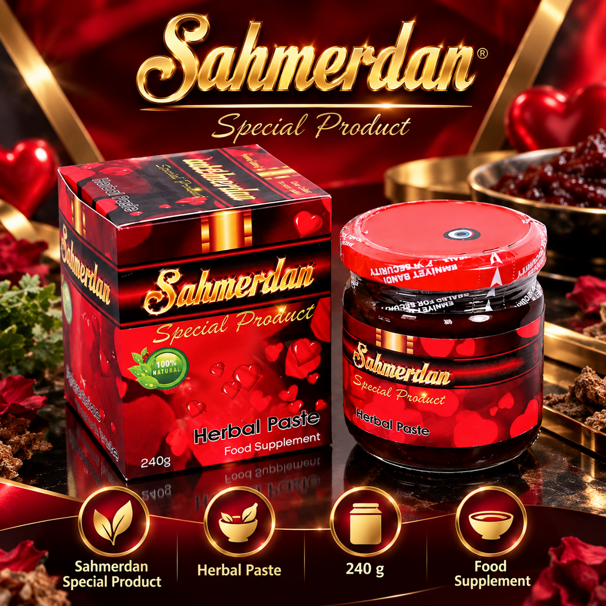 Sahmerdan Special Product, Herbal Paste / Kräuterpaste 240 g