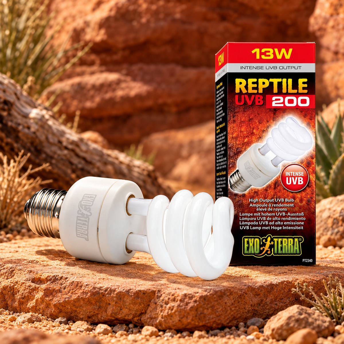 Exo Terra Reptile UVB200 13W UVB Leuchtmittel Terraristik
