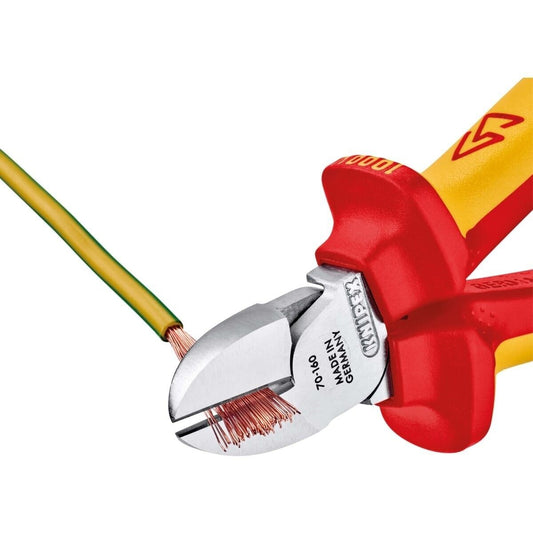 Knipex  70 06 160 VDE Seitenschneider mit Facette 160 mm