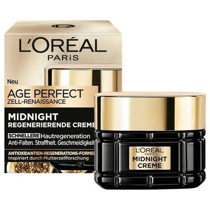 L'ORÉAL Age Perfect Regenerierende Pflege Midnight Creme Anti Falten Strafft