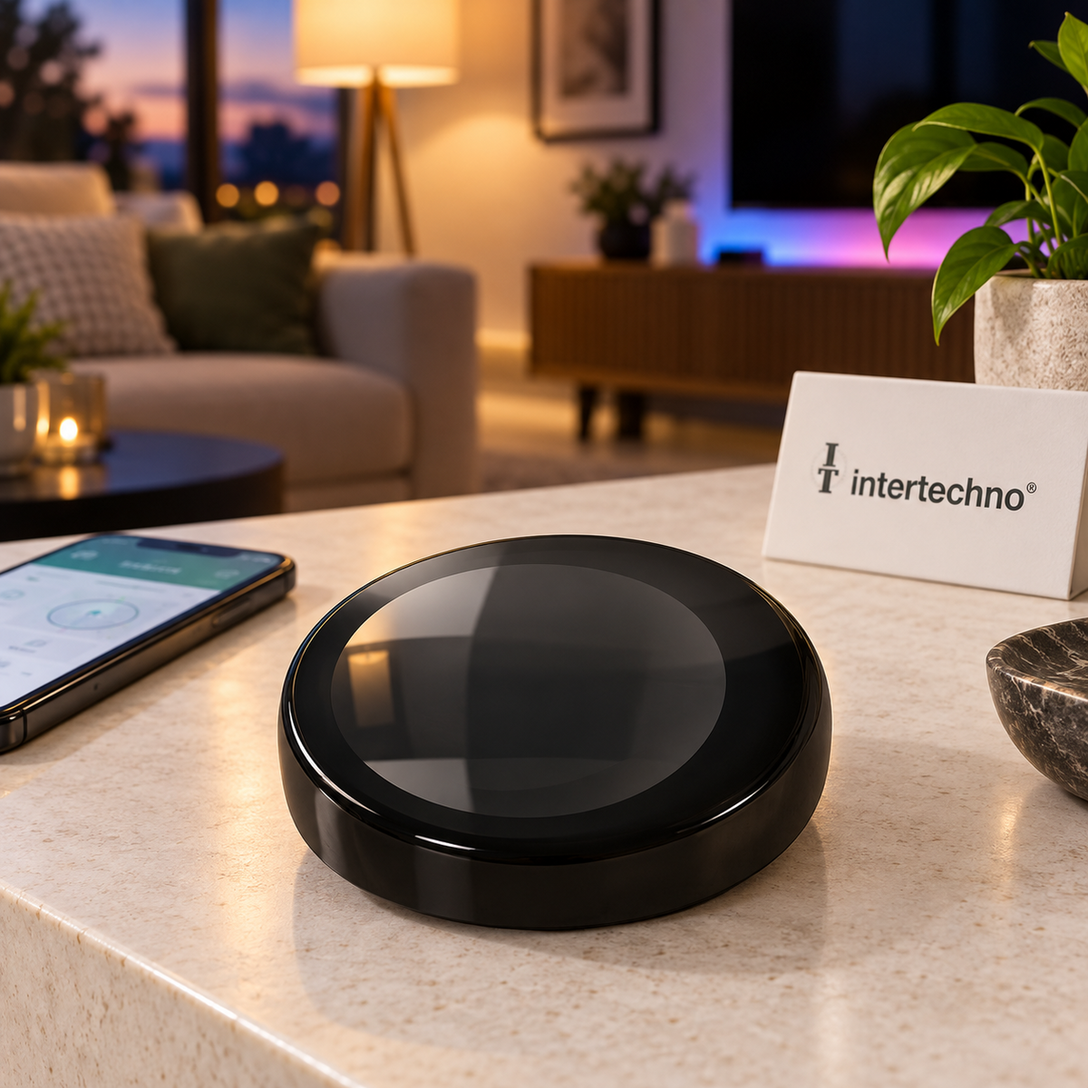 Intertechno MasterGate IT-MG, Smarthome vom Smartphone weltweit steuerbar