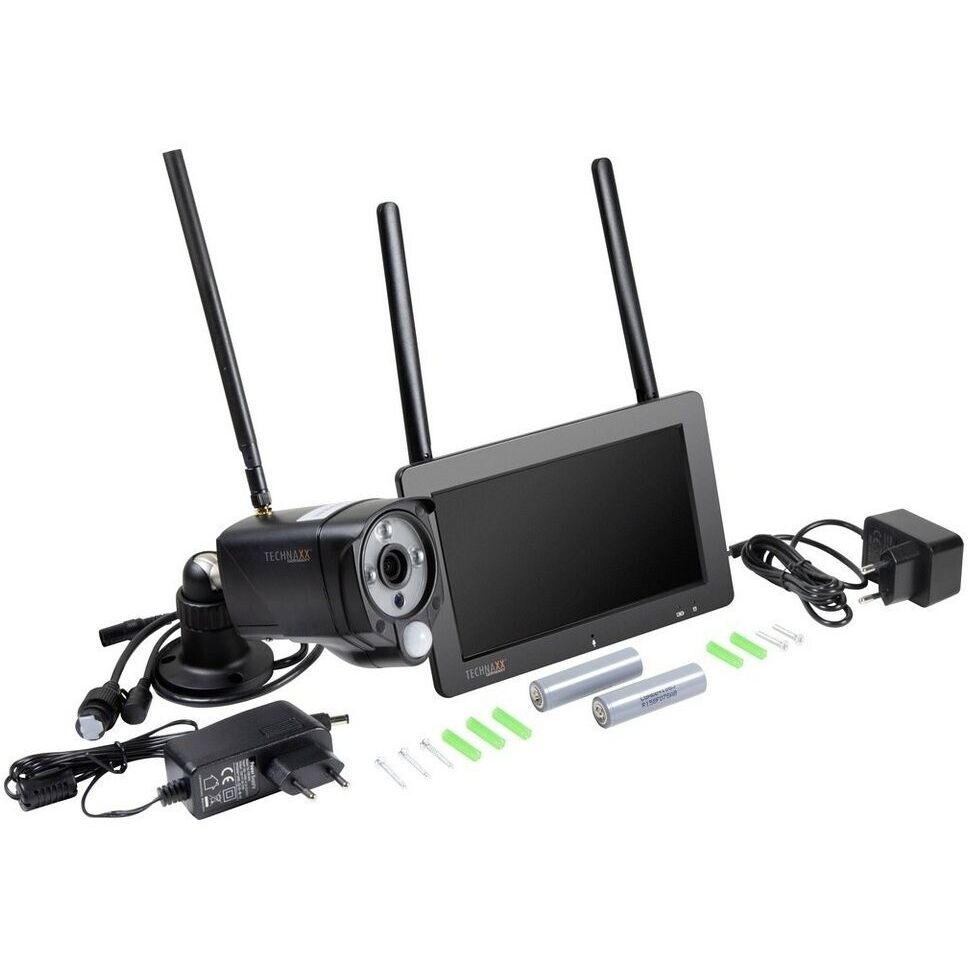 Technaxx 4880 TX-128 Kabellos (Radio), Kabellos, WLAN IP-KIT Videoüberwachung