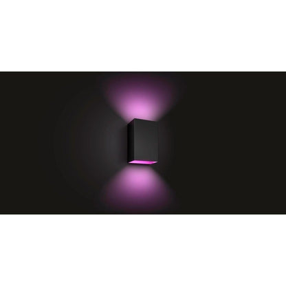Philips Hue White & Color Ambiance Resonate Outdoor Wall Light LED schwarz