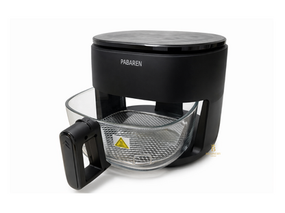 PABAREN Air Fryer 4,5 L mit Glasbehälter, digital, 1500 W