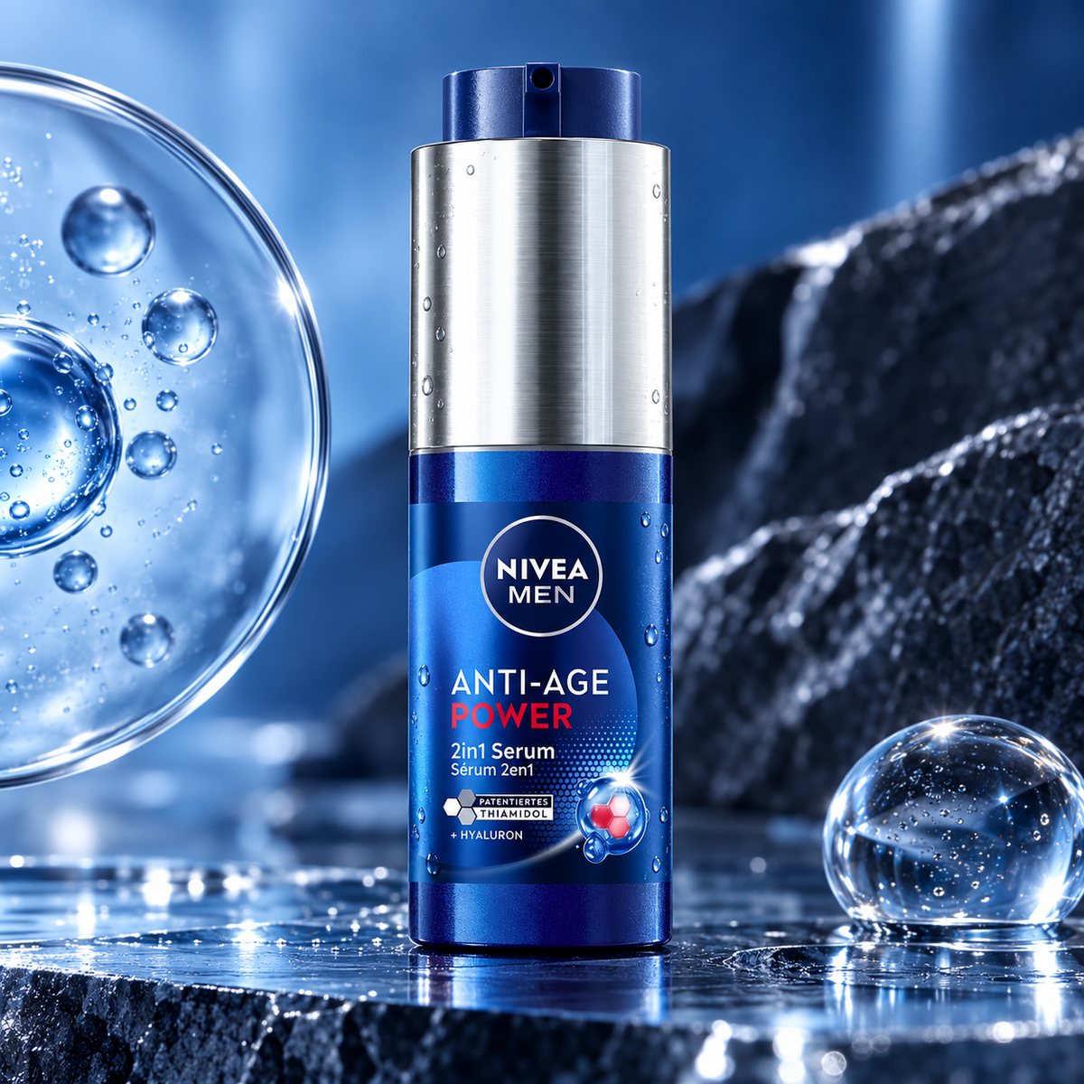 NIVEA MEN Anti-Age Hyaluron 2in1 Power Serum 30ml