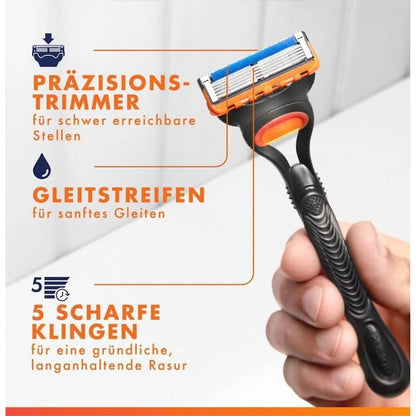 Gillette Fusion5 Ersatzklingen 4 Stück | Original | 5-Klingen | Neu & OVP
