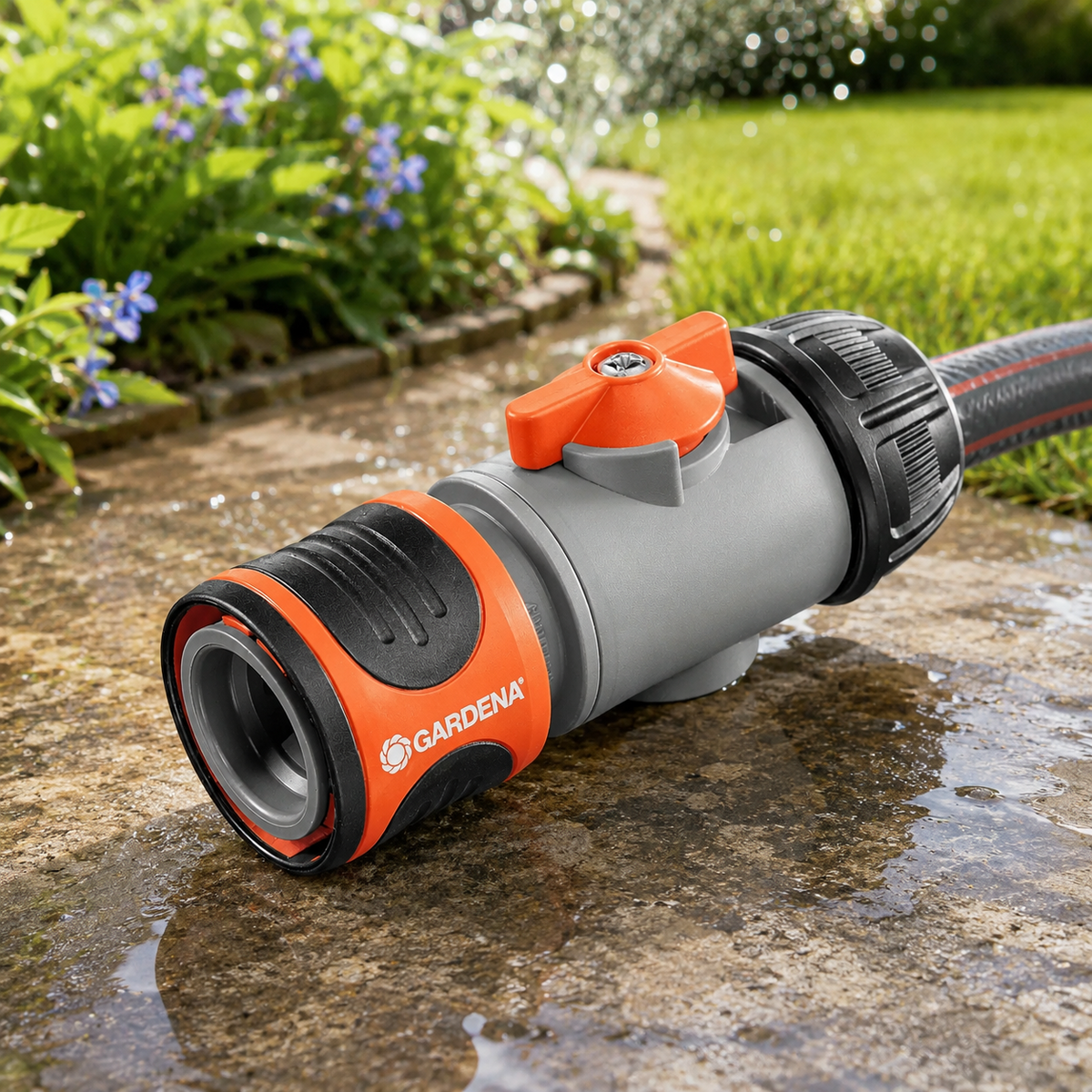 GARDENA Regulierstop 2942-20 für 1/2″ & 5/8″ Schläuche – Wasserregulierung