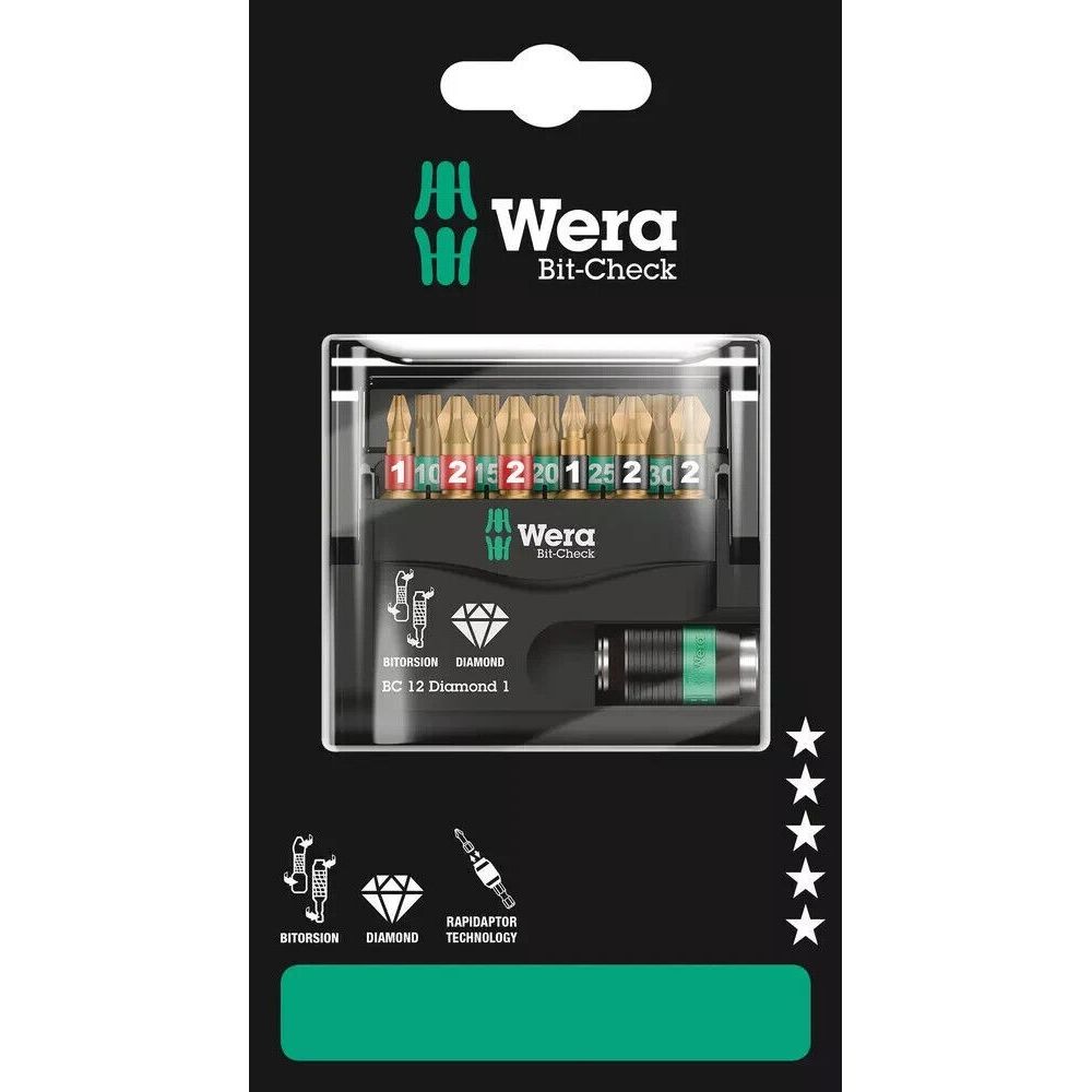 Wera Bit-Check 12 Diamond 1 SB