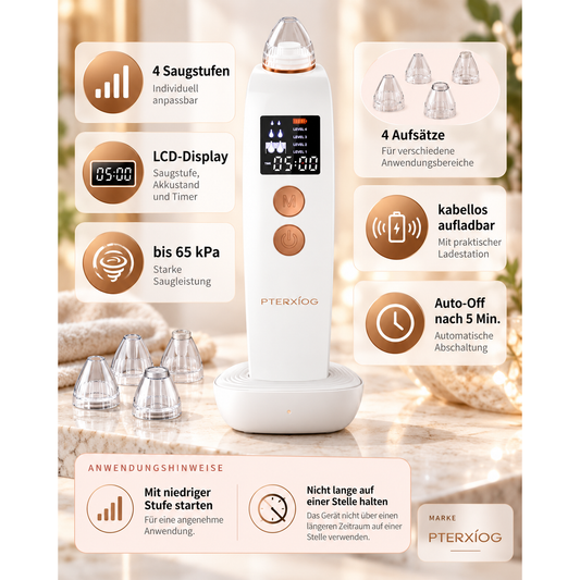 pterxiog blackhead vacuum remover – Produktbild